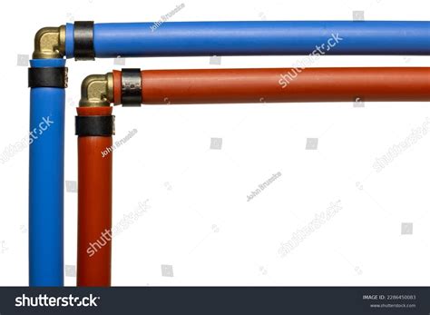 Blue Red Cold Hot Pex Water Stock Photo 2286450083 Shutterstock