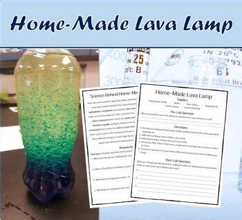 Fun Science Experiment Home Made Lava Lamp