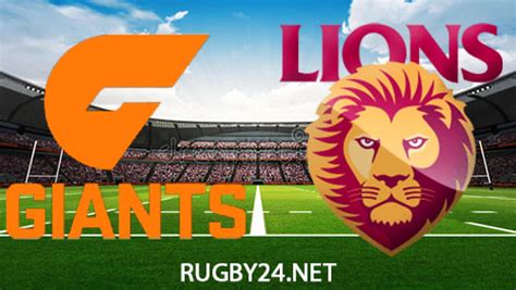 Gws Giants Vs Brisbane Lions Full Match Replay April Afl