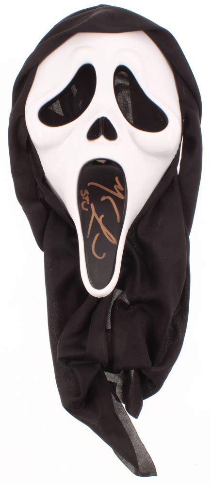 Matthew Lillard Signed Full-Size "Scream" Ghostface Mask Inscribed "Stu ...