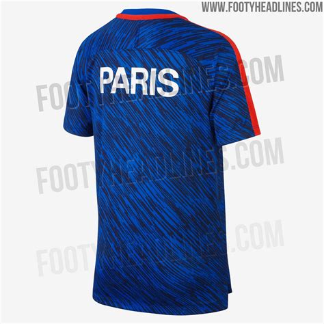 Crazy Nike Psg Pre Match Shirt Revealed Footy Headlines