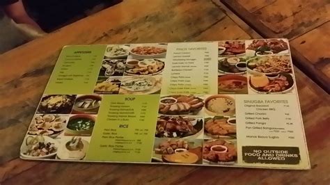 Menu At Lantaw Busay Restaurant Cebu City