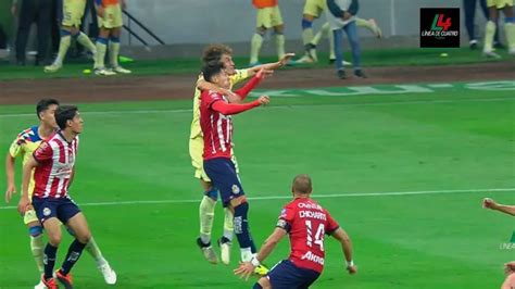 América Vs Chivas ¿debió Anularse El Gol De Israel Reyes Por Falta De