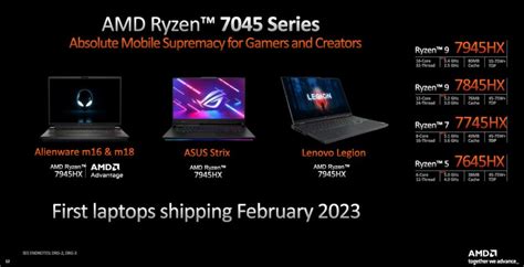 Amd Ryzen Hx And Series Mobile Processors Announced