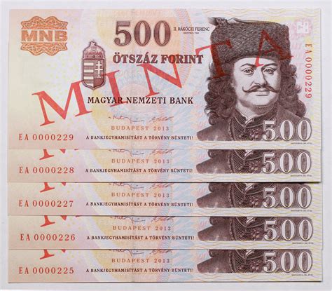 Forint Bankjegy Minta Sorsz Mk Vet Db Eremshop Hu