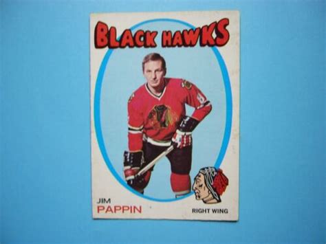 1971 72 O PEE CHEE NHL HOCKEY CARD 98 JIM PAPPIN EX NM SHARP 71 72