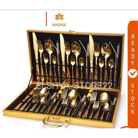 Jual Cutlery Set Pcs Stainless Tebal Sendok Garpu Pisau Set Peralatan