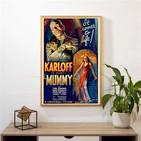 The Mummy - Vintage Movie Poster | Bombay Art Company