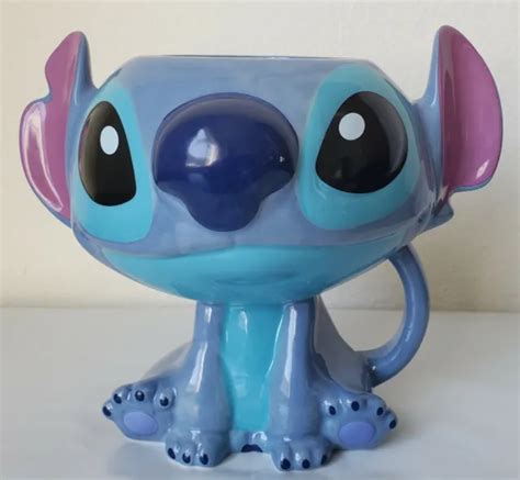 Disney Lilo And Stitch Brush Stroke Wax Resist 20oz Ceramic Camper Mug