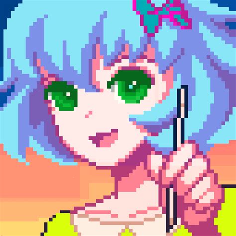 design the best pixel art anime characters for you, pixel art 32x32 ...