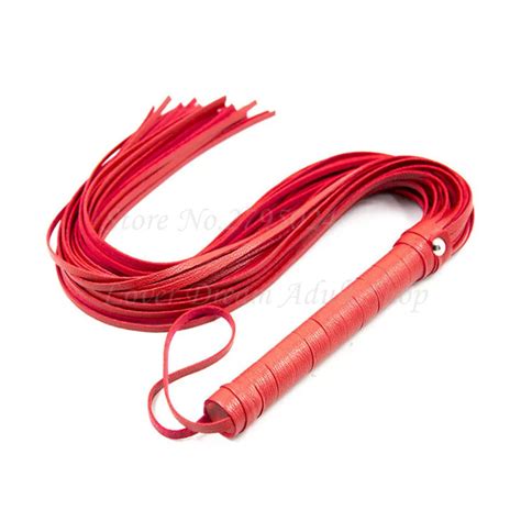 Pu Leather Fetish Bondage Sex Whip Flogger Bdsm Sex Toys For