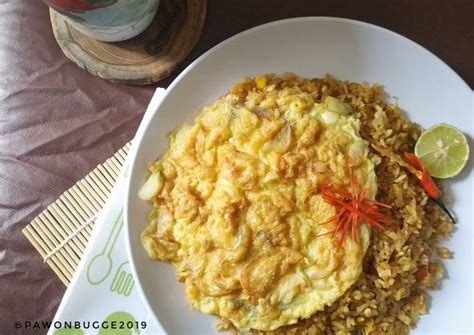 Resep Nasi Goreng Kampung Dan Telur Dadar Ala Mamah Oleh Pawon Bugge