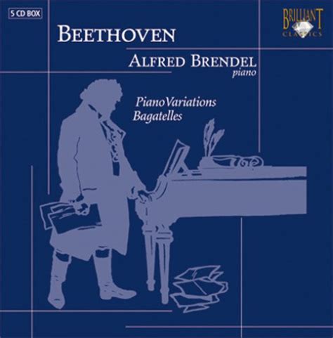 Ludwig Van Beethoven Alfred Brendel Piano Variations Bagatelles Cd