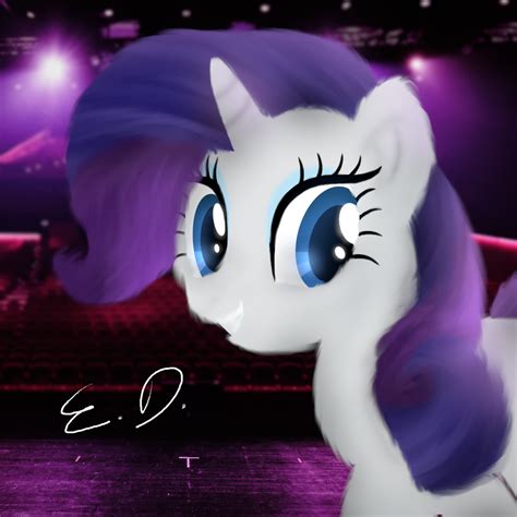 Safe Artist Everydaydashie Rarity Pony Unicorn Female