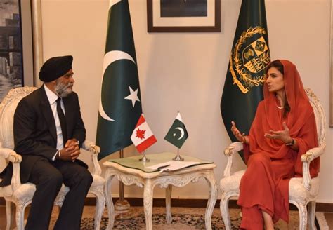 Spokesperson MoFA On Twitter MOS HinaRKhar Met Canadian Min