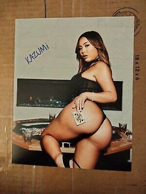 Asian Pornstar Kazumi Autographed 8x10 Photo Nude EBay