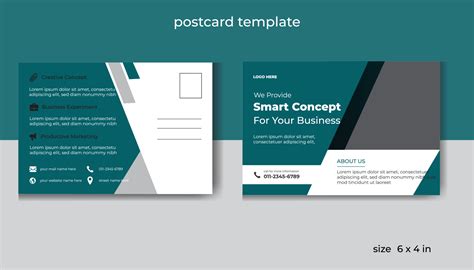 Corporate Business Marketing Postcard Template Design 20627873 Vector ...