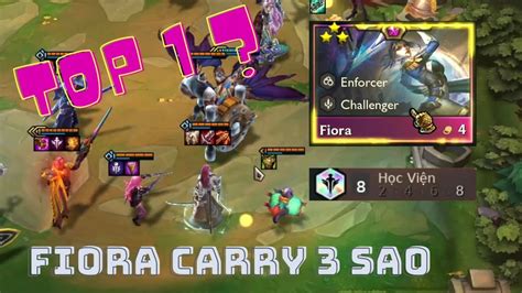 TFT Fiora Carry với 8 Học Viện và cái kết JustGon Gaming LMHT YouTube