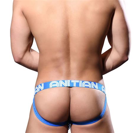 Andrew Christian Jockstrap Fly Brief Jock W Almost Naked Blau