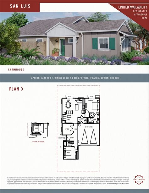 Legacy Collection At San Luis Ranch San Luis Floor Plan San Luis