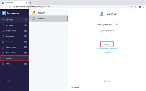 How To Export Data From 1password And Import Into Passwarden