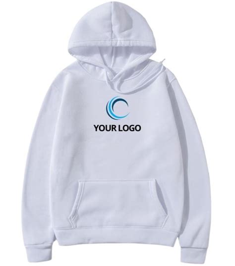 Custom Embroidered Hoodies | Promotional White Hoodie