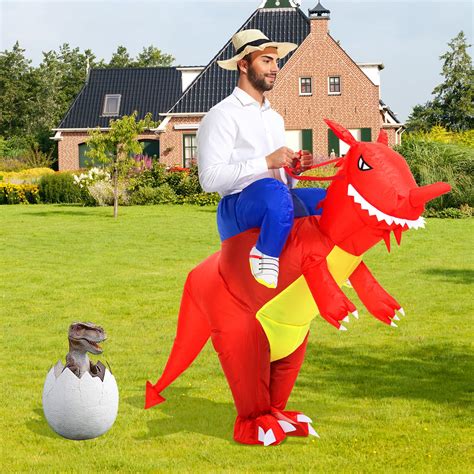 Snapklik.com : Inflatable Dinosaur Costume For Adults Inflatable