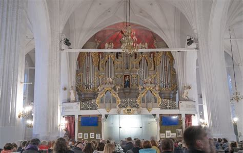 Organ Hall. Cathedral. Kaliningrad Editorial Stock Image - Image of window, exhibition: 259592459