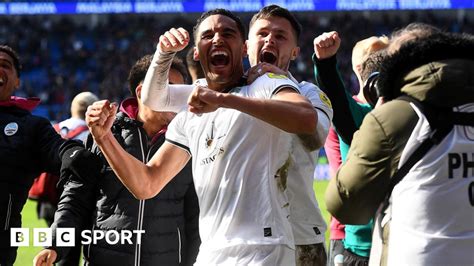 Cardiff City 2 3 Swansea City Ben Cabangos Late Goal Seals Swans Fourth Straight Derby Win