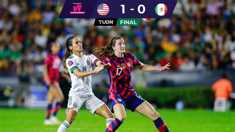 Estados Unidos M Xico Premundial Concacaf Femenil Jugadas Goles Y