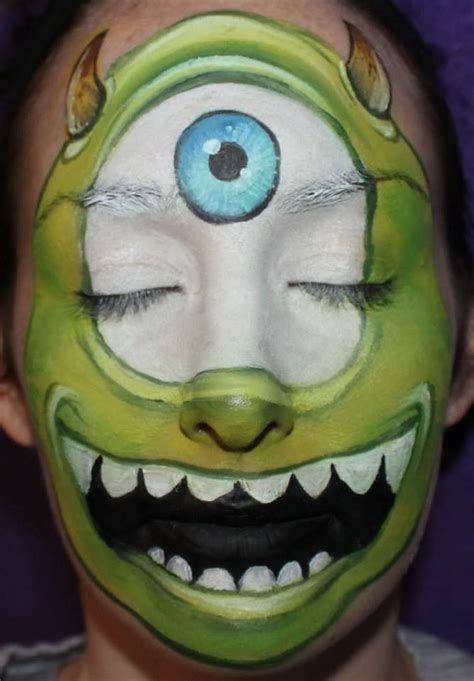 Monsters Inc By Heather Disney Face Painting Disney Makeup