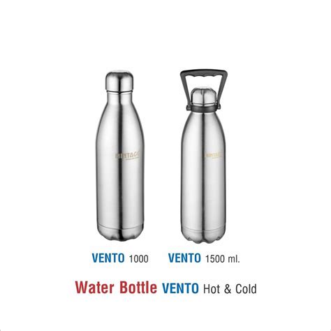 Standard Silver Stainless Steel Water Bottle Hot Cold Ml At Rs Piece In New Delhi