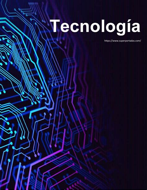 Portadas de Tecnología para imprimir Descargar GRATIS Portadas para