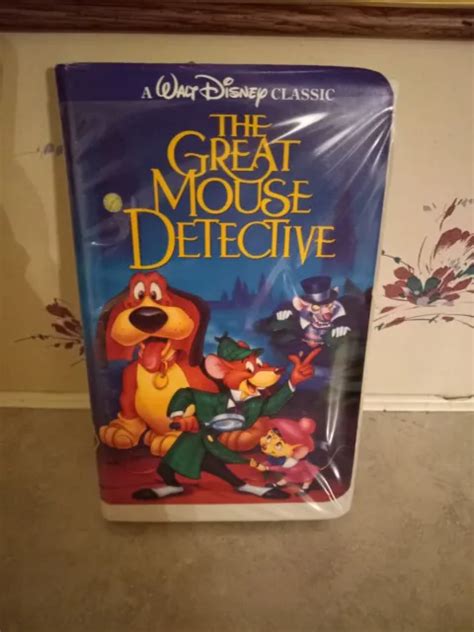 Vintage Walt Disney The Great Mouse Detective Black Diamond Vhs