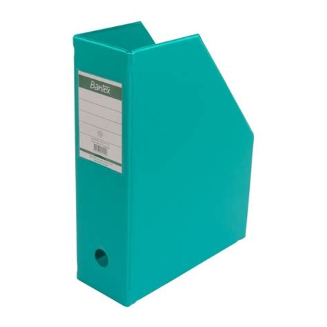 Jual Bantex Magazine File Box File 10cm Folio Turquoise 4011 22