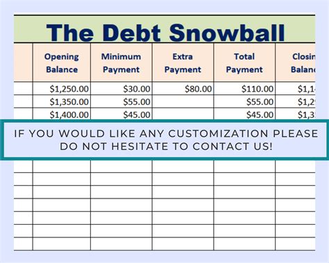 Debt Snowball Spreadsheet Tracker, Debt Payoff Tracker, Debt Snowball ...