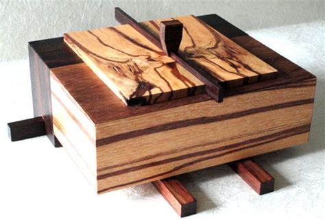 Custom Made Exotic Hardwood Box Made From Woods Purchased At Cook Woods