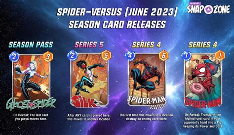 Marvel Snap Zone On Twitter MarvelSnap Card Release Schedule For