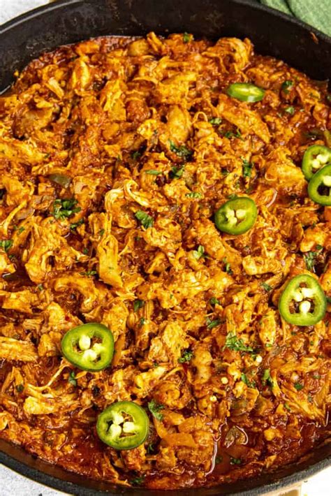 Chicken Tinga Chipotle Shredded Chicken Recipe Chili Pepper Madness