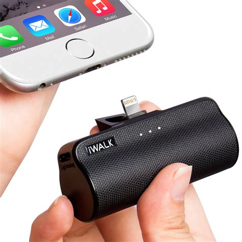 iWALK Portable Charger with Built in Plug, 3300mAh Ultra-Compact Power ...