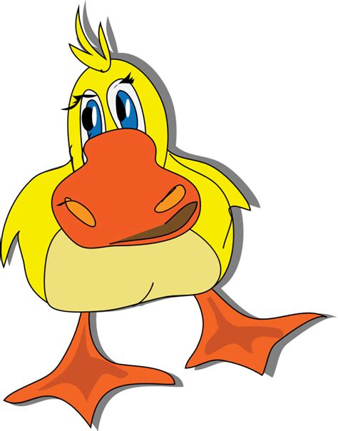 cartoon duck - Openclipart