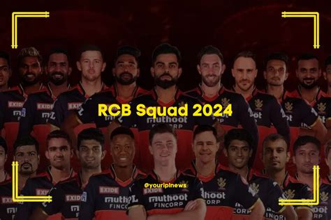 Rcb Squad Complete List Of Rcb Players