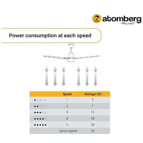 Atomberg Renesa Plus Mm Bldc Motor With Remote Blade Ceiling Fan