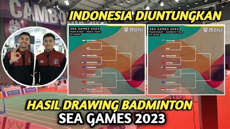 HASIL DRAWING BADMINTON Sea Games 2023 Ganda Putri Lawan Kamboja