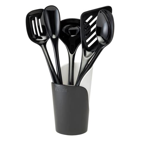 6 Piece Kitchen Utensil Set With Crock