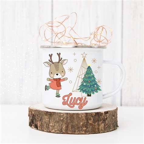 Personalized Christmas Coffee Mug Hot Chocolate Mug Secret Etsy