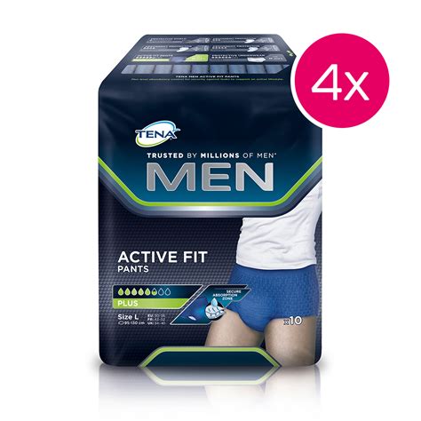 Tena Men Active Fit Pants Plus Blau L Xl X St Ck Karton Plus