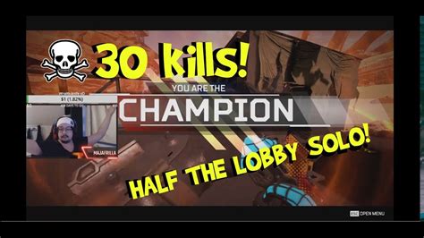 30 SOLO KILLS IN APEX LEGENDS WORLD RECORD IN DAMAGE 5 5K By THAIEN