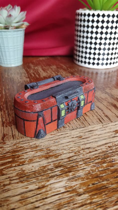 Borderlands Loot Chest 3d Printed And Hand Painted Model Etsy