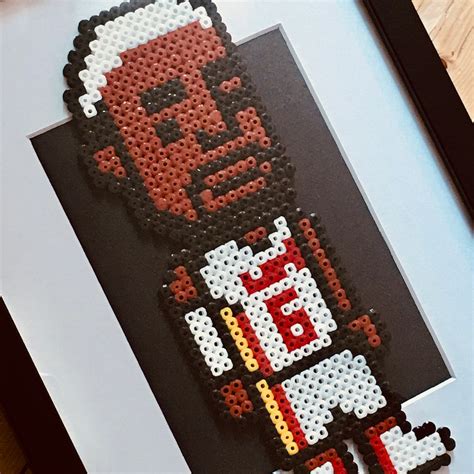 Lebron James Pixel Art Basketball Gift Perler Beads Hama Etsy